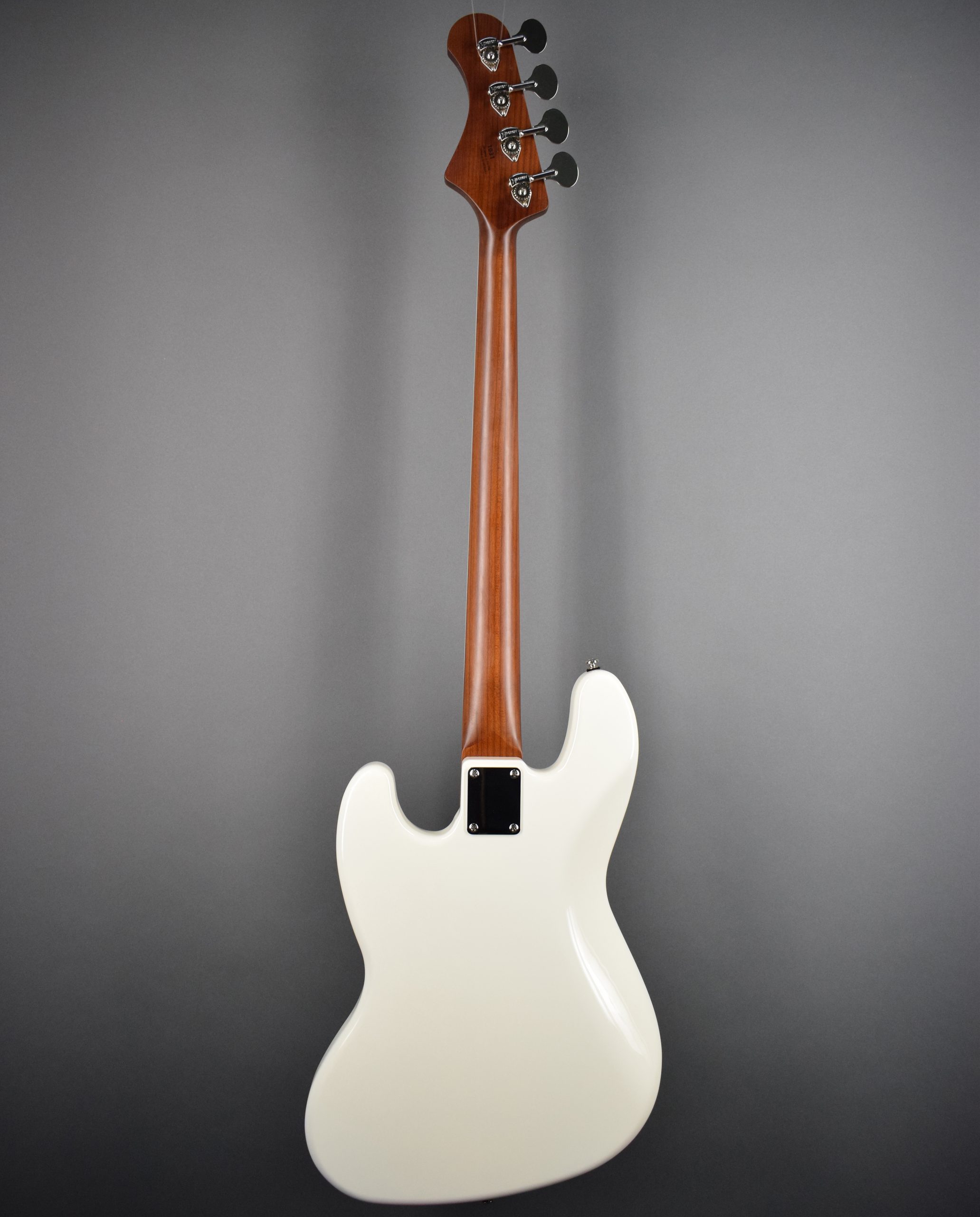 Modern Vintage MVJ4-66 '60s Vintage 4-String Electric Bass Guitar - Olympic  White Finish - Elrick Bass Guitars